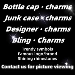 Dijes de Cristal con Forma de Trébol de Cuatro Hojas con Diamantes y Cuentas Metálicas, Diseño Nuevo <span class=keywords><strong>2025</strong></span>, para Decorar Fundas de Teléfono Móvil - Product Image 2