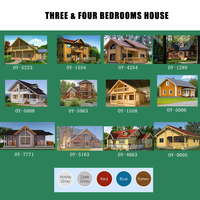 Grande maison Villa de luxe préfabriquée en bois Maison Villa