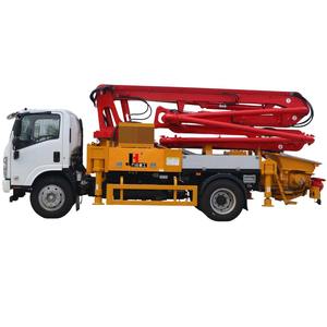 Camion pompe à béton à bras articulé de petite taille à prix d'usine, vente chaude, 17m 20m 25m, mini camion pompe à béton, camion pompe à ciment à vendre - Product Image 1
