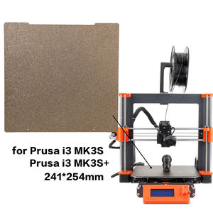 3DSWAY doble cara suave PEO PET primavera hoja de acero cama de calor PEI placa de construcción 241*254mm <span class=keywords><strong>Prusa</strong></span> I3 MK2 <span class=keywords><strong>MK3S</strong></span> + piezas de impresora 3D nuevo - Product Image 4