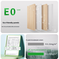 Scrivania da Ufficio Ergonomica Moderna Convertibile ed Estensibile, Arredamento per Manager Esecutivo, Pannello in Legno con Struttura in Acciaio Inossidabile per Uso Ufficio