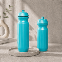 Bouteille d'eau de sport souple personnalisable avec logo, en PP de qualité alimentaire, anti-fuite, pour le sport, la gym et le fitness