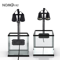 NOMOY PET nouveau support de lampe à double tête de lampe réglable par adsorption pour reptiles