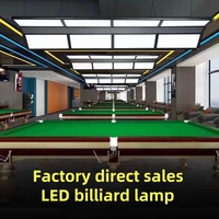 Vente en gros de lampes de billard Tables de billard d'intérieur Lampes suspendues en alliage d'aluminium Bureaux de club Lampes de billard à LED