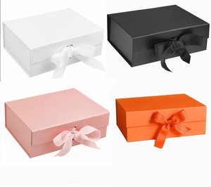 Customized High-Grade Wholesale Magnetic Wedding Gift Rigid Cardboard Boxes Glossy <b>Lamination</b> Sponge Lining Custom Shape - Product Image 3