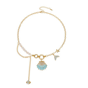 สร้อยคอจี้แฟชั่นสไตล์ฮาวายสำหรับผู้หญิงทำจากสเตนเลส316L เครื่องประดับ14K 18K - Product Image 4