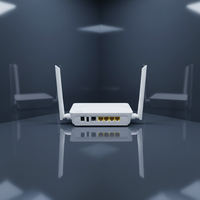 HS8145X6 GPON EPON Dual Mode ONU WiFi 6 Router 4 Gigabit LAN 1 POTS 2 USB Smart Home FTTH Access Terminal