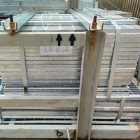 Grille de drainage en acier pour tranchée