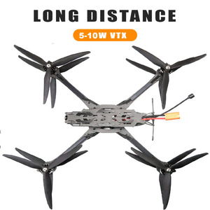 Drone FPV DroView à charge utile lourde 7 <span class=keywords><strong>10</strong></span> 13 15 pouces, avec VTX 2.5-10W VRX 100-750Mhz caméra TI/IR, drone de course longue distance FPV - Product Image 4