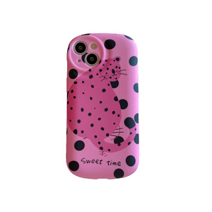 Funda personalizada para teléfono PC suave de lunares gato dragón fruta para Apple para iPhone 14 Pro Max 15 Plus 13 12 modelo agradable a la piel - Product Image 5
