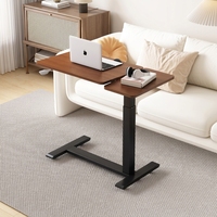 Escritorio para oficina en casa, mesita de noche, mesa para computadora portátil, mesa para computadora portátil con elevación neumática, escritorio de doble propósito