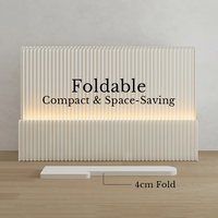 Paravent pliable en nid d'abeille Spazepaper, petit et portable, de qualité supérieure, pour séparer les espaces dans le salon ou le bureau