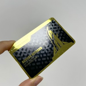 Tùy chỉnh cao cấp thép không gỉ VIP thẻ kinh doanh kỷ niệm công ty Logo lưu niệm kim loại thẻ kinh doanh thủ công mỹ nghệ kim loại - Product Image 3