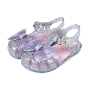Glitter Princess <b>Flats</b> Sandals <b>Summer</b> Cute Children's Sandals Kids Glitter Party Princess Sandals - Product Image 5