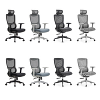 Chaise de bureau en maille en gros pour le bureau, chaise pivotante de bureau, chaise ergonomique, sillas de oficina, équipement de bureau