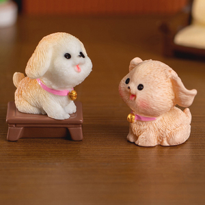 Offre Spéciale : Adorables Figurines de Chiens en Résine, Miniatures d'Animaux, Breloques et Ornements pour Décorations de Jardin et Accessoires DIY - Product Image 6