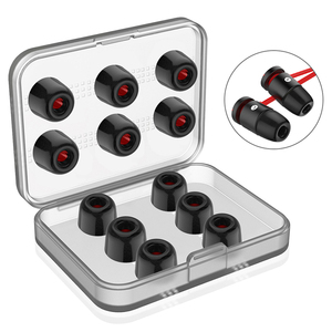 New Bee 3.0mm 3.5mm 4.5mm embouts d'oreille écouteurs de remplacement en mousse à mémoire de forme embouts d'oreille pour Bose, JBL, <span class=keywords><strong>Sennheiser</strong></span>, <span class=keywords><strong>Sony</strong></span> - Product Image 1