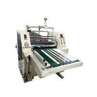 Machine de plastification automatique reconditionnée d'occasion pour l'emballage thermique du bois, idéale pour l'impression de boîtes en carton de qualité alimentaire et les usines d'emballage