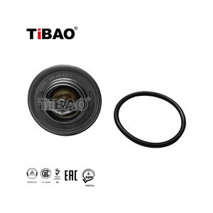 TiBAO, nuevo termostato de refrigerante de motor automático para Audi A3 A4 B5 B7 A6 C6 Q3 TT VW BORA GOLF SHARAN <span class=keywords><strong>SEAT</strong></span> 06B121113A 06B 121 113 - Product Image 3