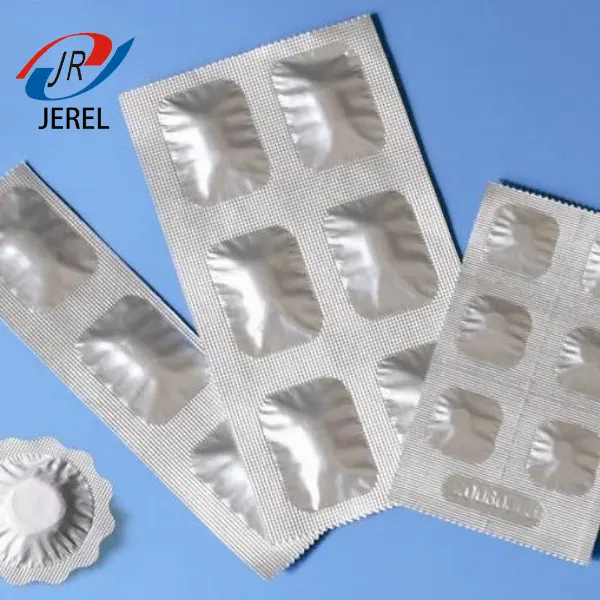 JEREL PET AL PE-Streifen folie laminierte Aluminiumst reifen folie für Zäpfchen verpackungen leicht zu reißen