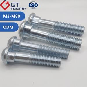 สลักเกลียว<span class=keywords><strong>หางปลา</strong></span>สังกะสี8.8 10.9 12.9หัวกลม M16 M14 M18 M20 M24 3/8 3/4กระดุม7/8ทรงรีสลักเกลียวหางปลา - Product Image 1