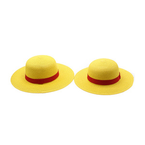 <span class=keywords><strong>Chapeau</strong></span> de paille jaune d'été pour fête et performance cosplay, pour fans d'anime, modèle One Piece (Roger, <span class=keywords><strong>Shanks</strong></span>, <span class=keywords><strong>Luffy</strong></span>) - Product Image 2