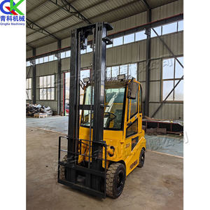 额定起重2000公斤强力2吨3米前进电动叉车4WD座椅驱动货运站货叉 - Product Image 4