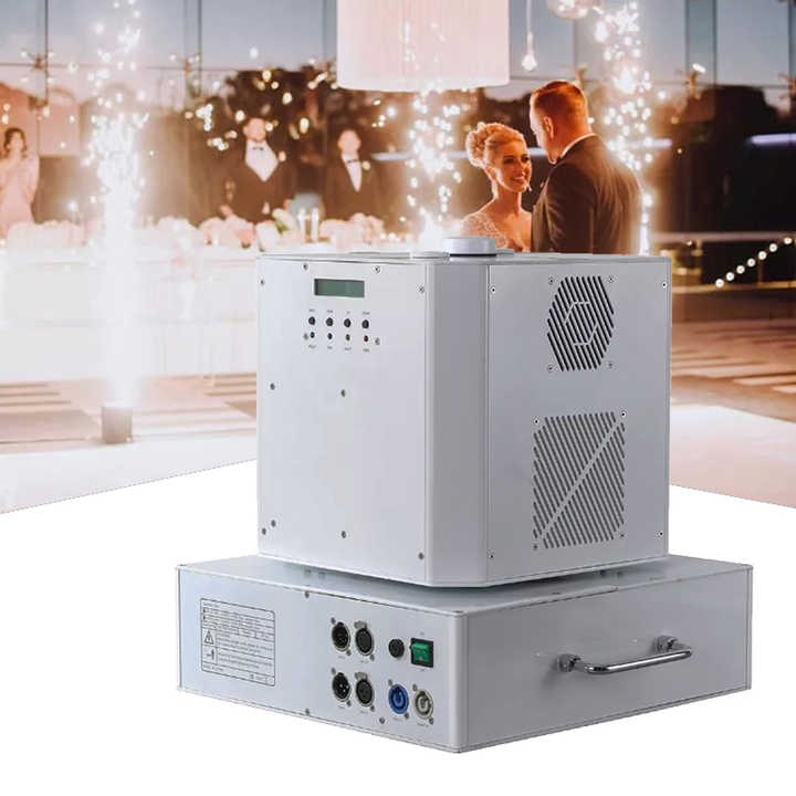 日の丸 キングマシン 3 Rotating Spark Machine - Cold Spark Firework DMX Control