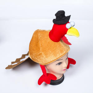 Haute qualité jeu de rôle Thanksgiving Costume accessoire adultes mignon fête dinde chapeaux - Product Image 3