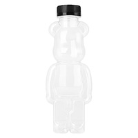 Fabrieksgroothandel Wegwerp Lege 350ml 400ml 500ml Beer-vormige Transparante Plastic PET Sapfles Fruitdrankfles