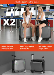Valise Scooter Intelligente X2 20'' en ABS avec Serrure et Poignée - Valise Trolley Robuste pour les Voyages à l'Aéroport - Product Image 2