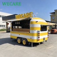 Wecare UL Camion de cuisine mobile entièrement équipé pour café, jus, crème glacée, cocktails, restaurant de rue, chariot à citronnade, remorque alimentaire