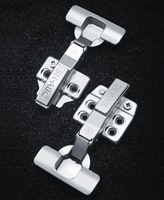 Charnière de meuble SH-ABC à double sens, micro-angle, avec amortisseur intégré et fermeture douce pour armoires de cuisine, d'école, d'hôpital et de chambre à coucher
