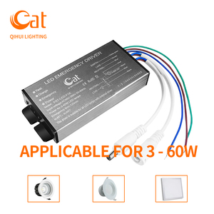 3-60W Bảng điều chỉnh xuống ánh sáng tại chỗ dẫn GU10 đèn Dải khẩn cấp <span class=keywords><strong>Kit</strong></span> với Dimmable dẫn lái xe đầu ra kép 230V đầu vào nhựa trường hợp - Product Image 6