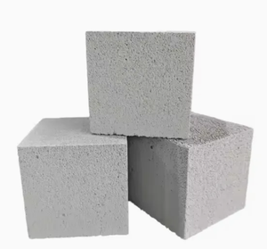 Gạch bê tông khí chưng áp 600mm kích thước màu xanh lá cây và thân thiện với môi trường vật liệu xi măng xốp - Product Image 1