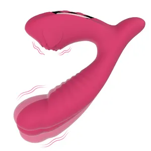 Consolador femenino de fábrica, productos para adultos con estimulación de vibración de 10 frecuencias para masturbación vaginal, juguete sexual para mujeres