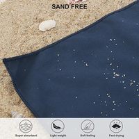 Poncho de plage et de sport à capuche en microfibre turque de luxe, séchage rapide, antimicrobien, absorbant, motif écossais, personnalisable avec logo, pour le surf et toutes les activités.