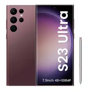 2023 Unlock Clone ponsel ULTRA Pintar 5G S23 ponsel 16GB + 512GB 23 S22 Ultra S23 Ultra