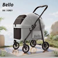 Poussette pour animaux de compagnie pour petits chiens et chats, poussette pliable en un clic, capacité jusqu'à 45 lb, 360° °   Roues pivotantes