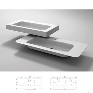 Bañera Independiente Tradicional de Piedra Artificial con Hidromasaje de Aire, 40 Jets, Capacidad de 20 Galones, Color Blanco, para Apartamentos de Lujo - Product Image 2