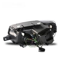 2005-2009 Modèles ou assemblage de phares Volkswagen Magotan B6, modifié avec des yeux d'ange LED, des phares de projecteur bi-xénon