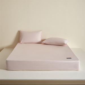 सरल सभी कपास लेबल बिस्तर कवर एकल टुकड़ा - Product Image 1