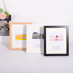 B & C Nhà Máy Nghệ Thuật Bán Buôn Thân Thiện Với Môi Mdf Hình Ảnh Khung Trong Màu Đen Trắng Tùy Chỉnh 4x6-8x10/A4 Kích Thước Khung Kính Cắt Dán Bộ - Product Image 5