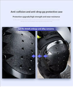 4 Pièces Équipement de Protection <span class=keywords><strong>pour</strong></span> Motocross et Tout-terrain, Antichoc et Anti-chute, avec Genouillères, Coudières et Protège-jambes - Product Image 3