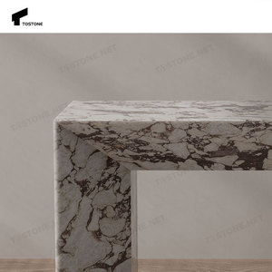 Tostone calacatta Viola giao diện điều khiển hoặc Bàn cà phê đá cẩm thạch tường đồ nội thất bằng đá cẩm thạch vượt thời gian đồ nội thất cho ngôi nhà hiện đại - Product Image 2