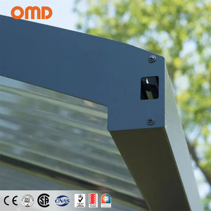 <span class=keywords><strong>Tettoia</strong></span> a <span class=keywords><strong>Sbalzo</strong></span> in Alluminio per Esterni con Copertura in Policarbonato per Parcheggio Auto Pensilina Impermeabile - Product Image 4