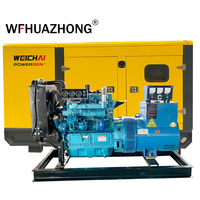 Générateur chinois 20kw 25kva à prix très bas, type ouvert et silencieux, pour les maisons, vente chaude !