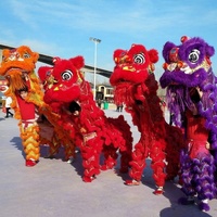 QUTENG 2023 nouveau Festival d'ouverture Performance vêtements ensemble de danse du Lion danse du lion danse du lion chinois