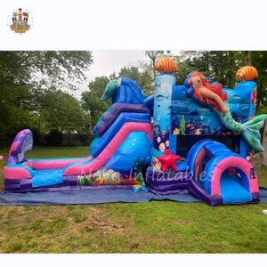 Château gonflable Nova avec toboggan, pour adultes et enfants, petit format, qualité commerciale, PVC, extérieur, portable, garantie 2 ans - Product Image 2