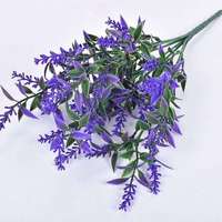 Fleurs artificielles de lavande faites à la main en plastique écologique pour une ambiance apaisante dans la chambre, cadeau de fête des Mères, vente en gros